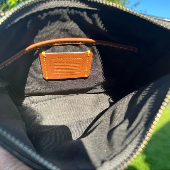 Coach Chaise 19 Crossbody Pewter Metallic Gunmetal EUC - Picture 7 of 17